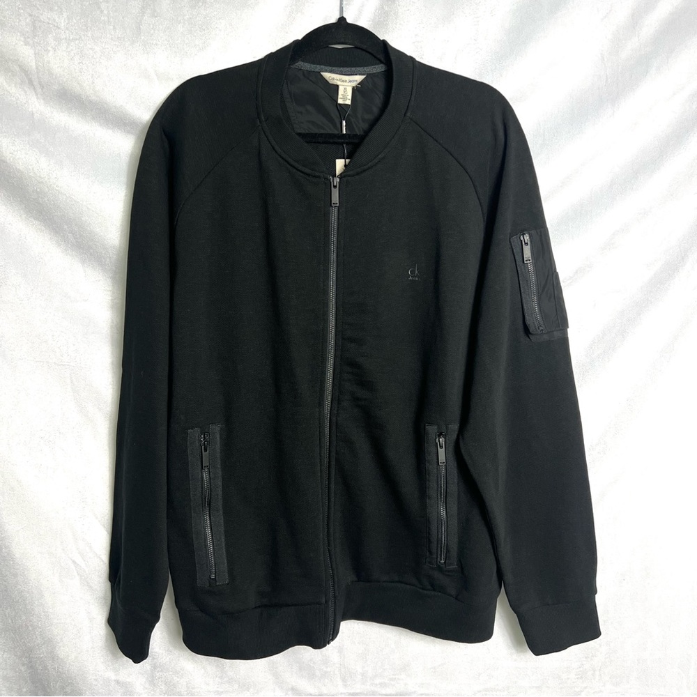 Calvin Klein Jeans Varsity Fleece Sweater Jacket
